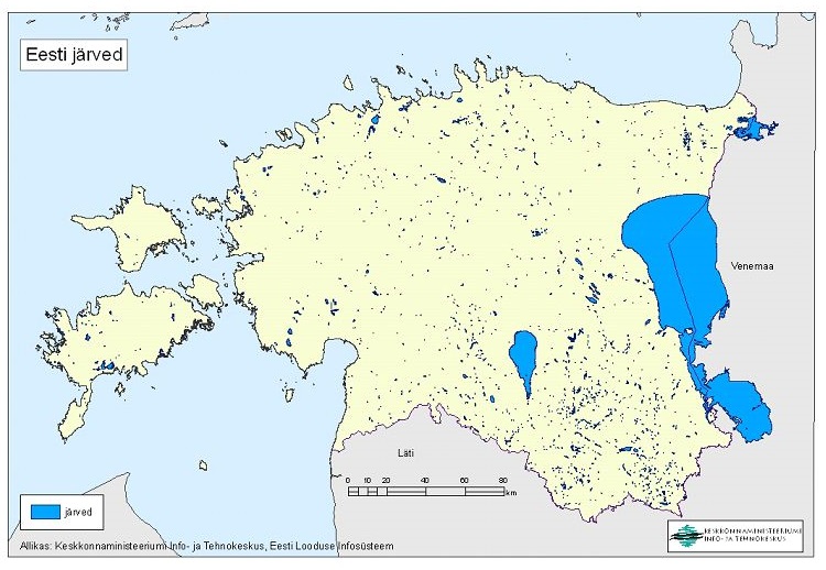 Stagnant water bodies of Estonia
