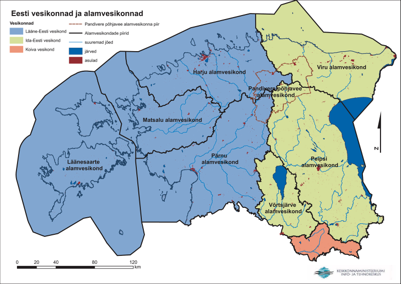 River basins of Estonia